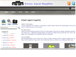 Estate Agent Supplies - 'High St Estate Agent Equipment'