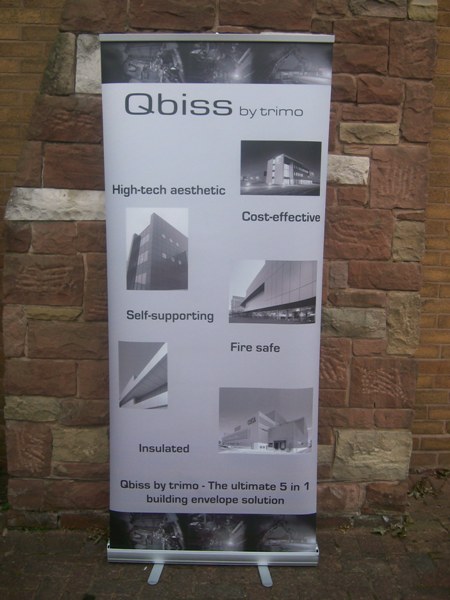 UK Exhibition - QBiss Roller Banner with Full Graphics