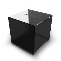 Suggestion Box - Black + Clear - Cube