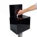 Voting Box 3 - Black - Key Lock